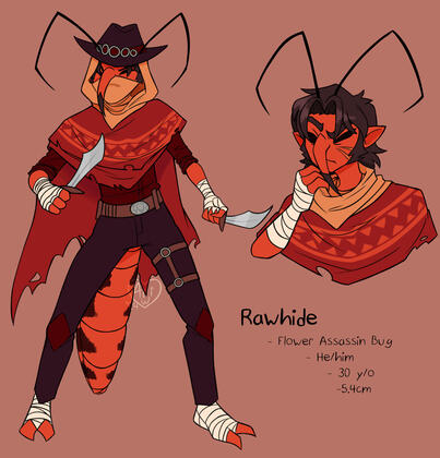 Rawhide is an outlaw looking to hunt Comet down as revenge for his father killing his gang.